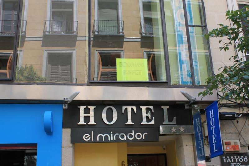 Hotel Mirador Puerta Del Sol Madrid Exterior photo
